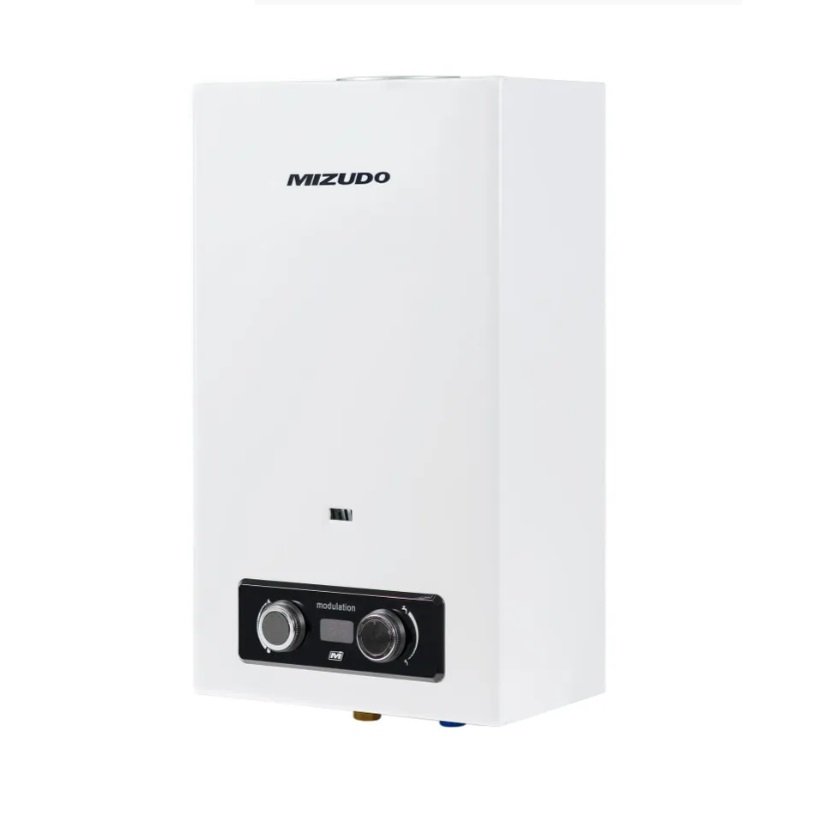 Газовый проточный водонагреватель Mizudo Perl Plus ВПГ 2-14 MM 28 кВт Oxygen free Euro MM