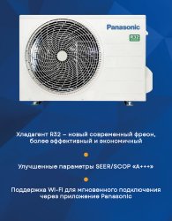 Сплит-система Panasonic CS-Z50XKEW/CU-Z50XKE Design White Inverter