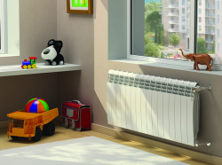 Биметаллический радиатор отопления Royal Thermo BiLiner 500 10 секций Silver Satin