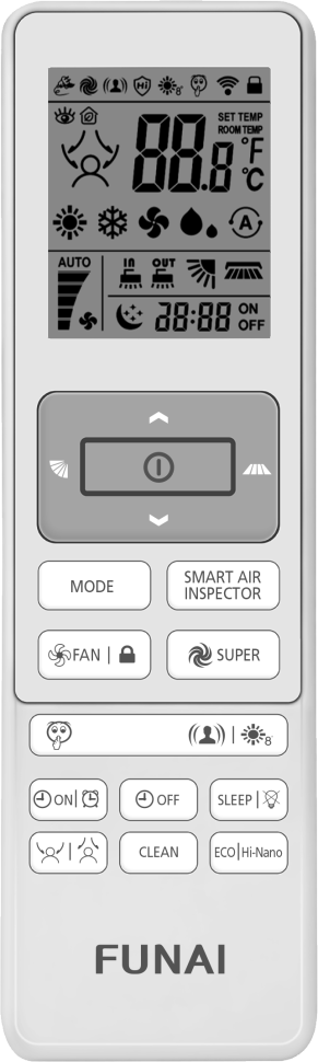 Сплит-система Funai RACI-EM35HP.D04/S/RACI-EM35HP.D04/U Emperor Smart Eye Inverter