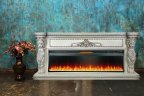 Каминокомплект Royal Flame Windsor с очагом Vision 60 LED слоновая кость с патиной