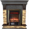 Каминокомплект Interflame Брайт венге с очагом Fobos FX M Brass