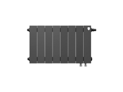 Биметаллический радиатор отопления Royal Thermo PianoForte 300 VDR80 8 секций Noir Sable