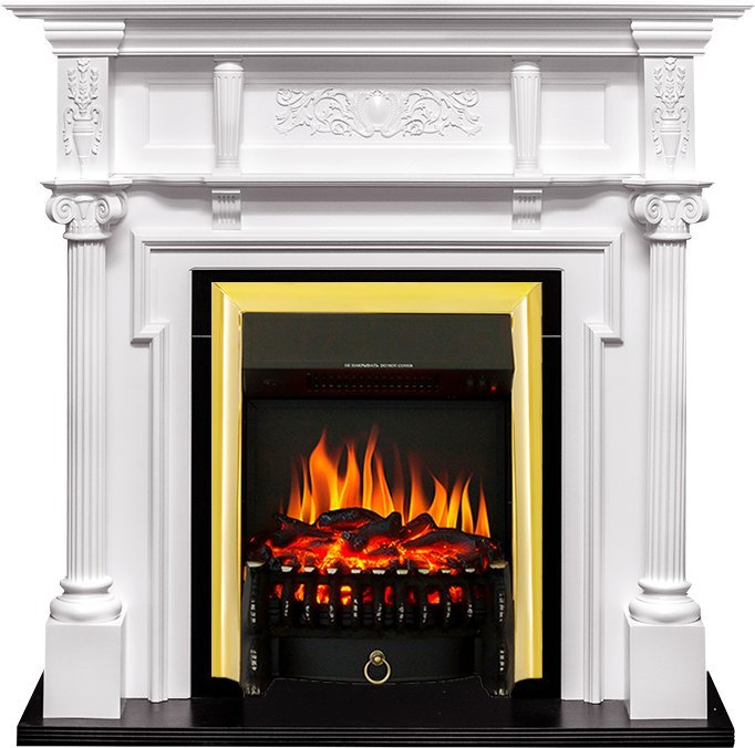 Каминокомплект Royal Flame Oxford c очагом Fobos FX Brass
