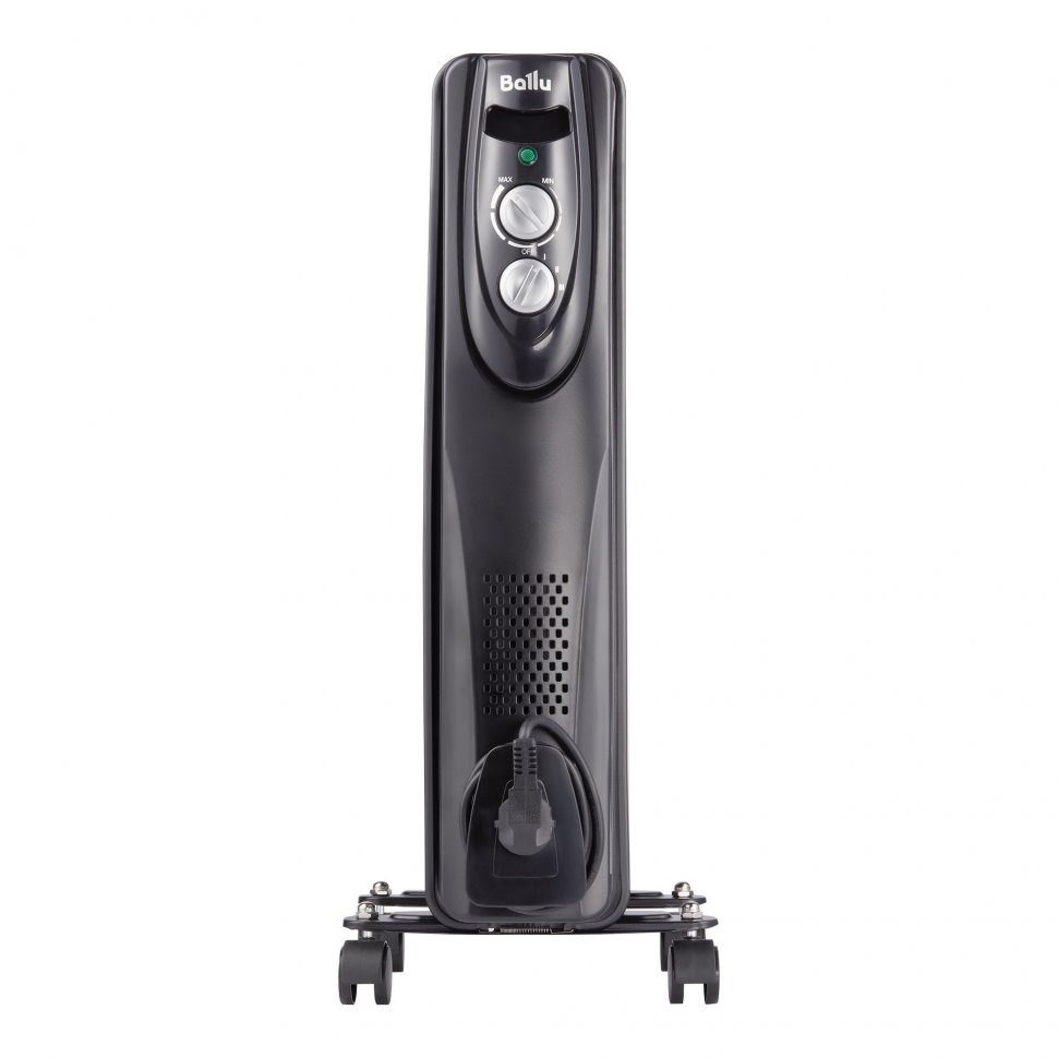 Масляный радиатор Ballu BOH/CL-05BRN Classic Black 5 секций