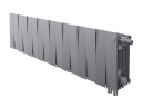 Биметаллический радиатор отопления Royal Thermo PianoForte 200 16 секций Silver Satin VDR