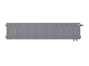 Биметаллический радиатор отопления Royal Thermo PianoForte 200 16 секций Silver Satin VDR