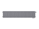Биметаллический радиатор отопления Royal Thermo PianoForte 200 18 секций Silver Satin VDR