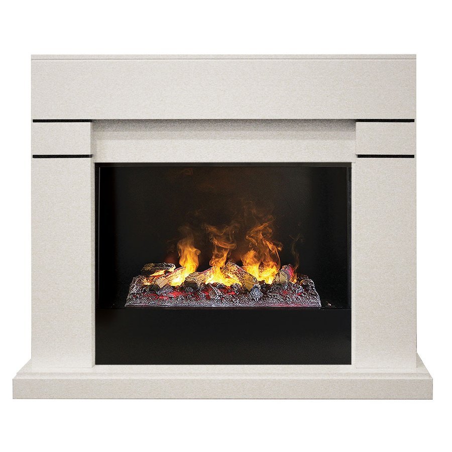 Каминокомплект RealFlame Lindelse 26 WT 3D Cassette 630 + Black вставка